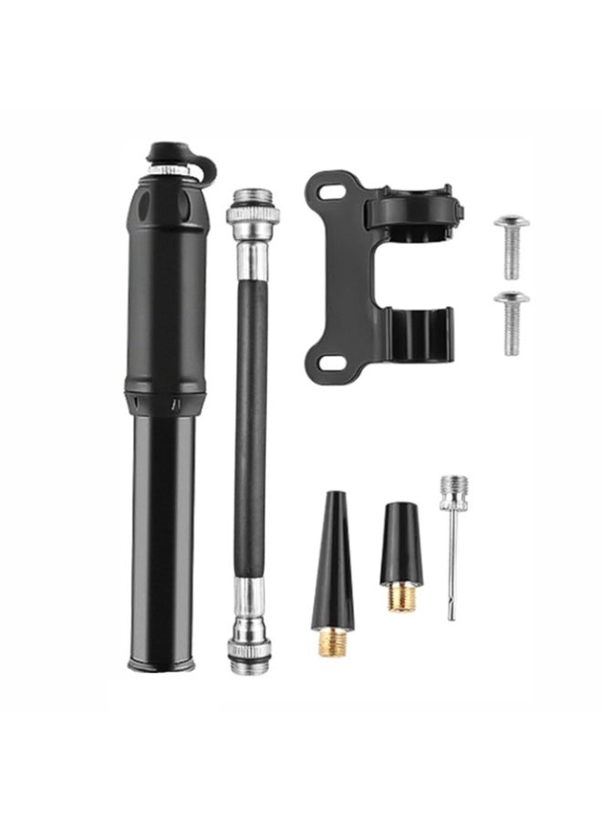 Generic Mini Bike Tire Pump, Portable Frame Mount Inflator for Bicycle and Ball  - Image 1
