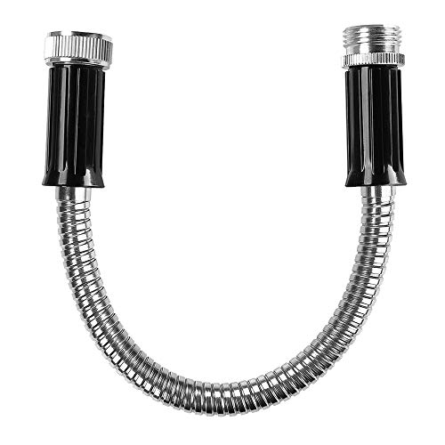 Beaulife Metal Short Garden Hose 1 Foot Connectors, Drainage Hose for Dehumidifier Small Water Hose Extension High Pressure Bib Reel Extender, Drinking Water Hose for RV Outdoor - Image 1