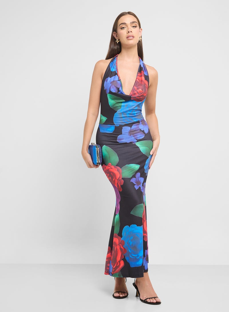 جينجر فستان بطبعة زهور - Image 4