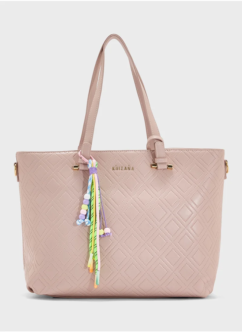 جينجر Colorful Whirl Tassel Bag Charm