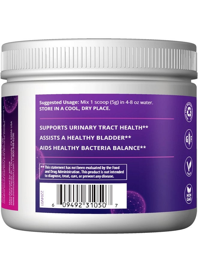 MRM Nutrition D-Mannose + Cranberry | Cranberry Flavored | Urinary Tract + Bladder Health | Low-Sugar | Gluten Free + Vegan | 40 Servings - Image 3