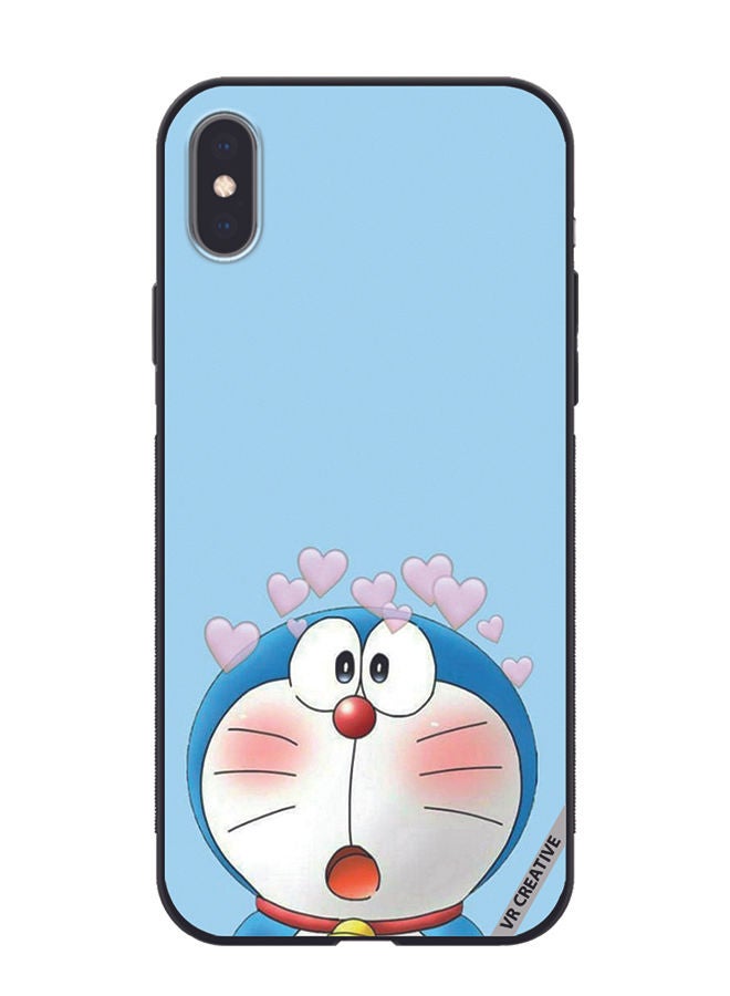 VR CREATIVE Protective Case Cover For Apple iPhone XS Max Doremon Design Multicolour - Image 1