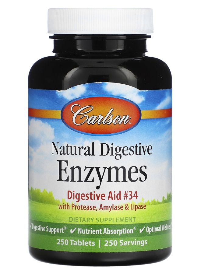 Natural Digestive Enzymes 250 Tablets