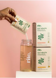 Rite GUT HEALTH Prebiotic Fiber Peach Flavor Drink mix - 120g (Pack of 15 sachets)  - Image 5
