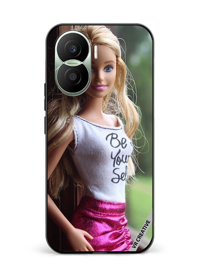 VR CREATIVE Protective Case Cover For Honor Play7T Pro Barbie Doll Design Multicolour - Image 1