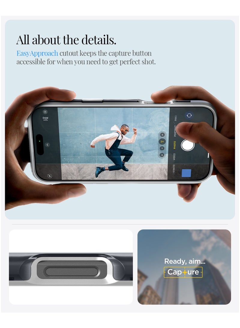 غطاء حماية كلاسيكي C1 MagFit لهاتف iPhone 16 Pro MAX مزود بتقنية MagSafe & Extreme Protection - جرافيت