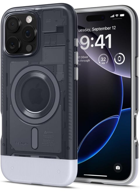 غطاء حماية كلاسيكي C1 MagFit لهاتف iPhone 16 Pro MAX مزود بتقنية MagSafe & Extreme Protection - جرافيت