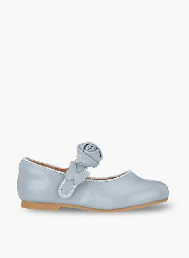 جونيورز Girls Floral Mary Jane Shoes