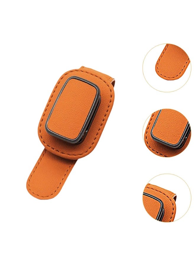 Stylish Car Sunglasses Holder- High Quality Sun Visor Clip，Eyeglasses Hanger & Ticket Organizer, Universal Auto Interior Accessory - Image 4