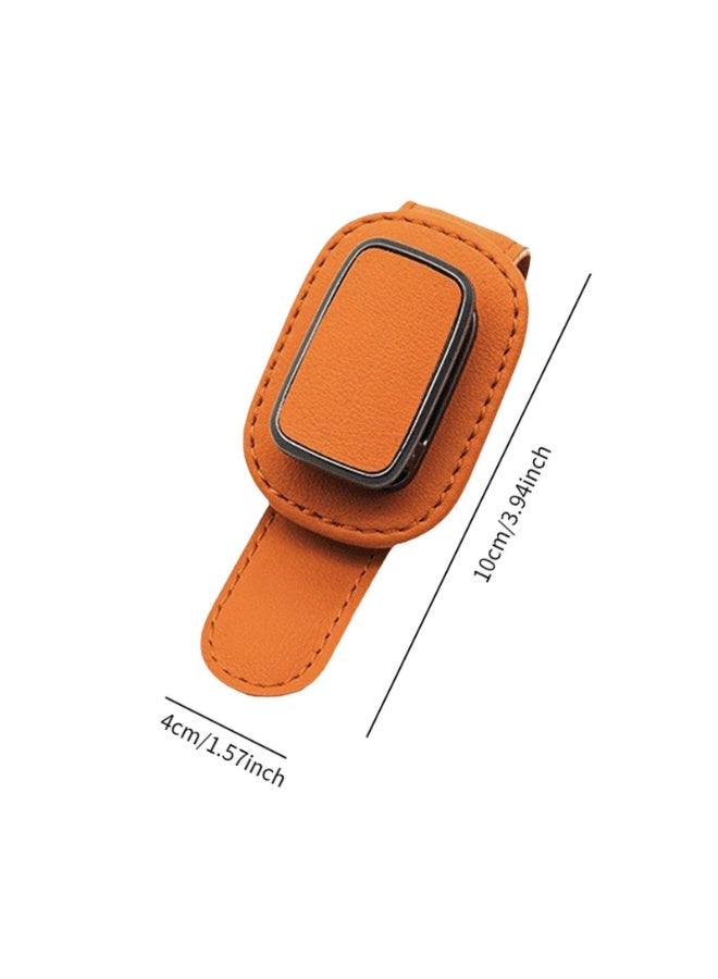 Stylish Car Sunglasses Holder- High Quality Sun Visor Clip，Eyeglasses Hanger & Ticket Organizer, Universal Auto Interior Accessory - Image 5