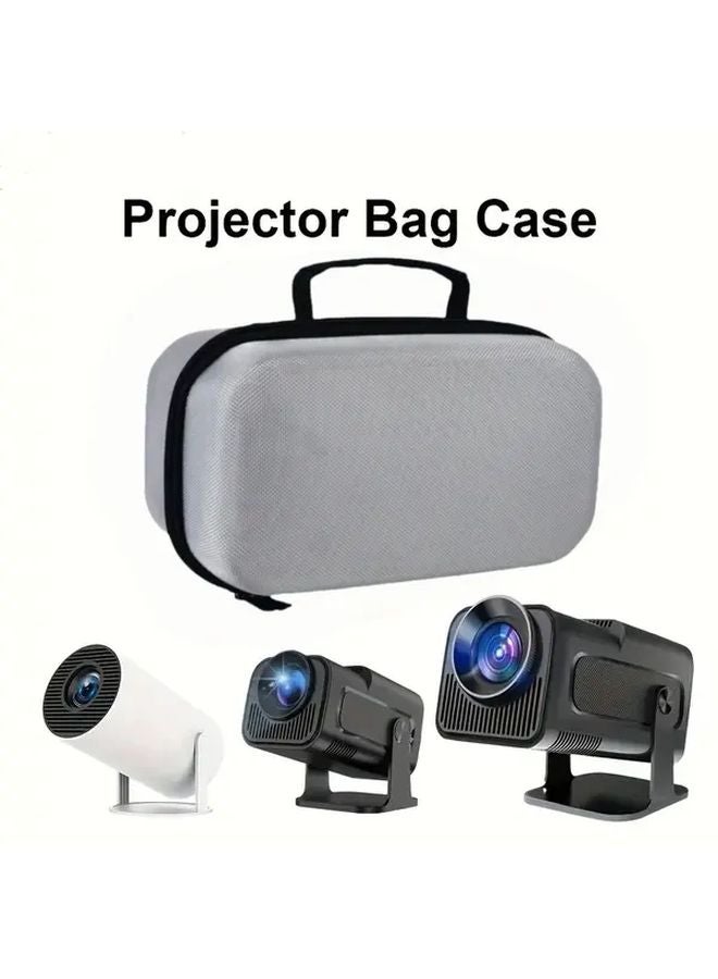 Gray EVA Hard Shell Storage Case For HY300 Pro Projector Durable Travel Organizer - Image 2
