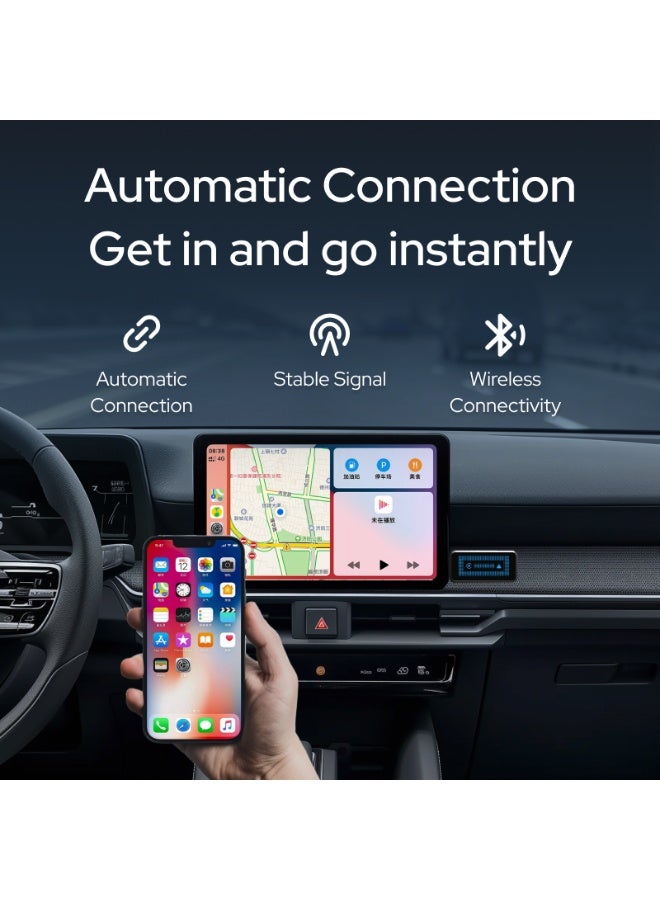 Wireless CarPlay & Android Auto Adapter Ultra-Compact USB CarPlay Adapter for Seamless iPhone Connectivity - Image 5