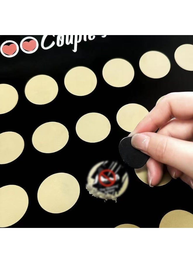 YelaJoy Scratch Off Poster,104 Date Night Ideas, Date Night Scratch Off Cards,Perfect Addition And Decoration For The Bedroom Great Idea For Any Couple.(Black) - Image 4