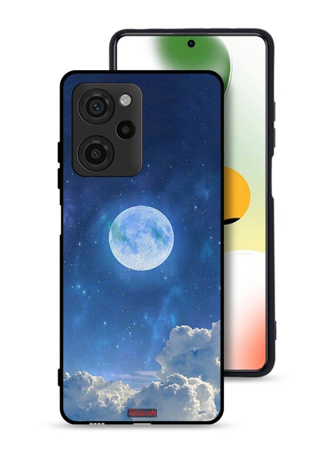Tolwak Xiaomi Poco X5 Pro Protective Case Cover Moon Clouds - Image 1