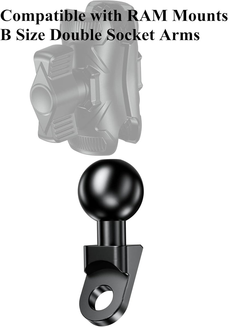 BRCOVAN 1-Inch Ball Mount Adapter for RAM Mounts B Size Double Socket Arm - Image 4
