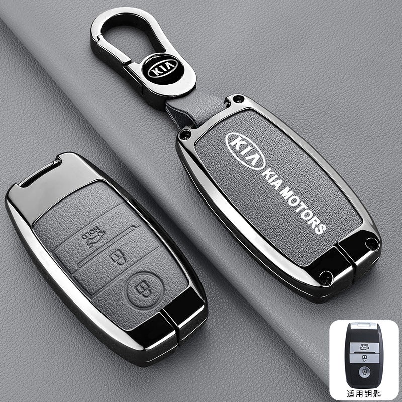 Kia K3 Key Case for K5/K2/KX5, Protects K4/KX3 - Premium Zinc Alloy Design - Image 1