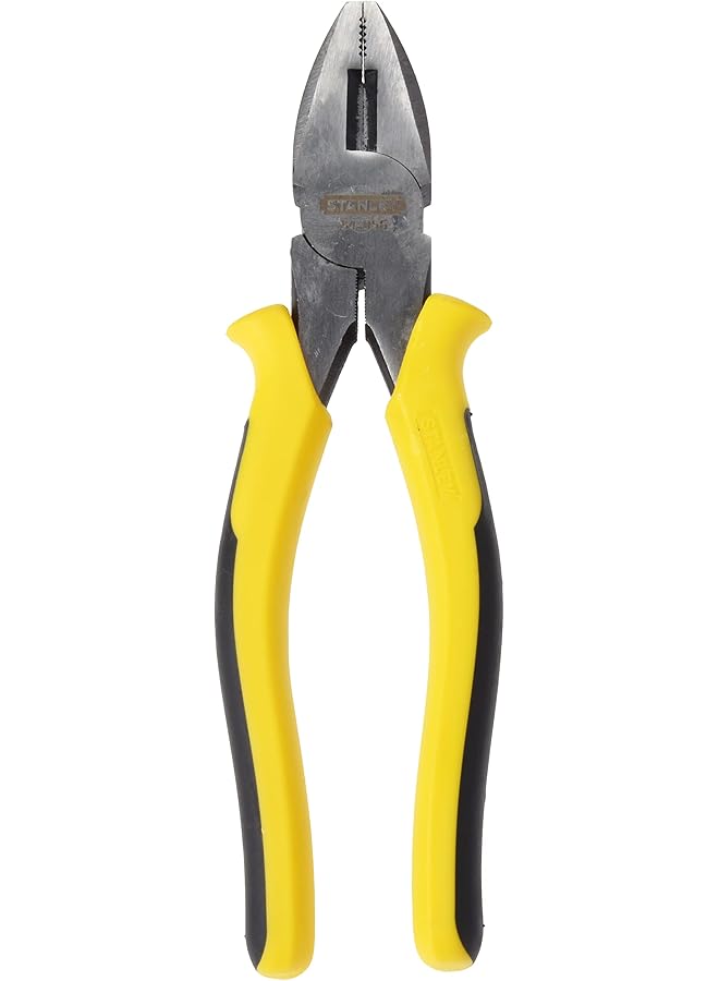 Stanley 0 84 056 Dynagrip Combination Plier 200Mm Yellow - Image 1