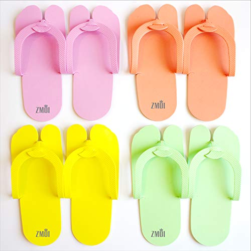 ZCollection 12 Pairs Eva Disposable Pedicure Slippers Anti-Slip Party Pack ZMOI Collection - Image 2