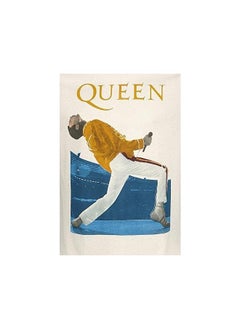 AMPLIFIED Queen Freddie Mercury Triangle T-Shirt Vintage White  - Image 3
