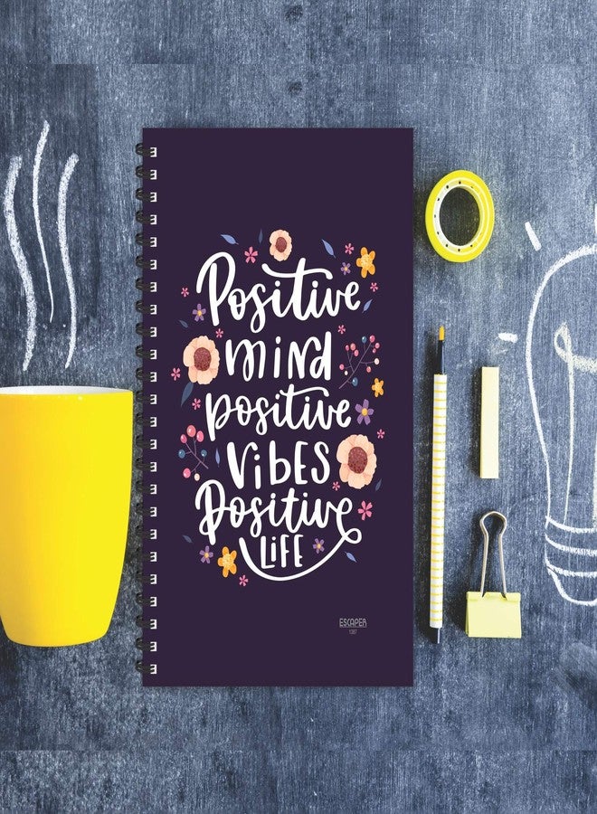 ESCAPER Positive Mind Diary | Ruled - A5 Size - 8.5 x 5.5 inches DIary | Motivational Diary | Quotes Diary | Diary for Office | Diary for Gift - Image 5