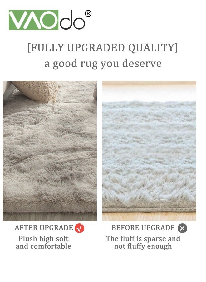 VAOdo - Plush and Fluffy Carpet No Shedding Home Decoration Soft Runway Rug Suitable for Children's Room Dorm Bedside Rug 180*200CM - Image 1