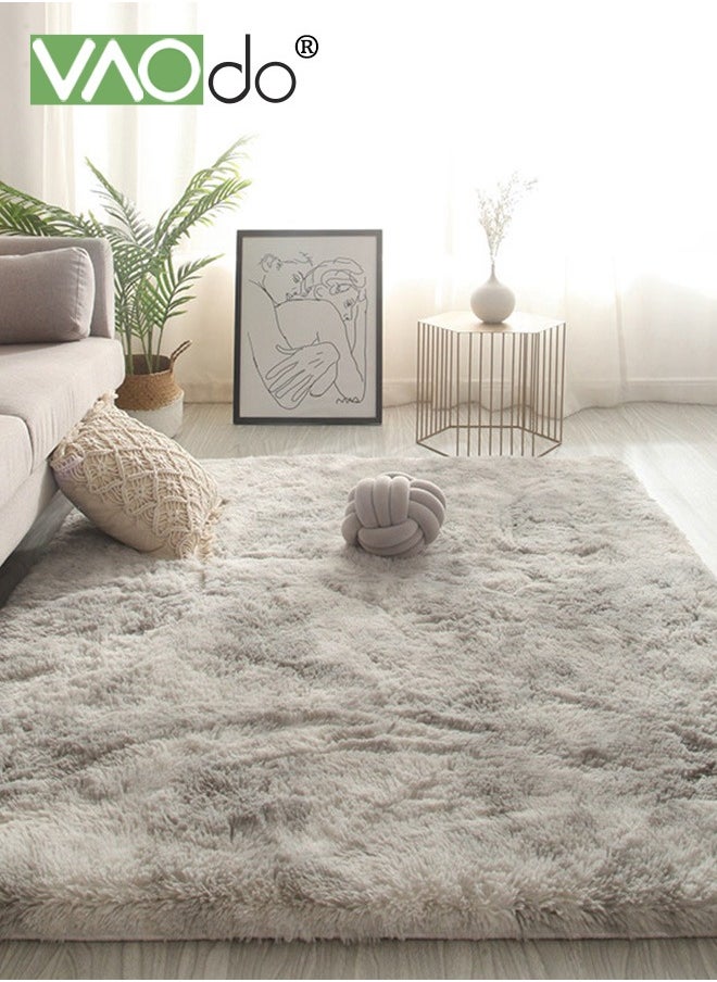 VAOdo - Plush and Fluffy Carpet No Shedding Home Decoration Soft Runway Rug Suitable for Children's Room Dorm Bedside Rug 180*200CM - Image 1