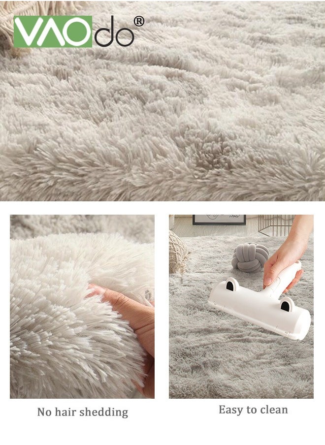 VAOdo - Plush and Fluffy Carpet No Shedding Home Decoration Soft Runway Rug Suitable for Children's Room Dorm Bedside Rug 180*200CM - Image 1