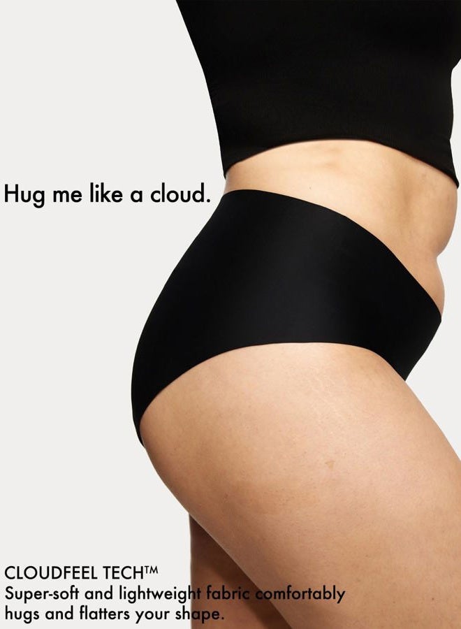 STRAWBERRY WEEKS LEAKPROOF2.0 Secure Brief Period Underwear for Women | Period Panties Holds 4 Tampons | Mild Incontinence Leak Proof Underwear (L/XL Black) - Image 3