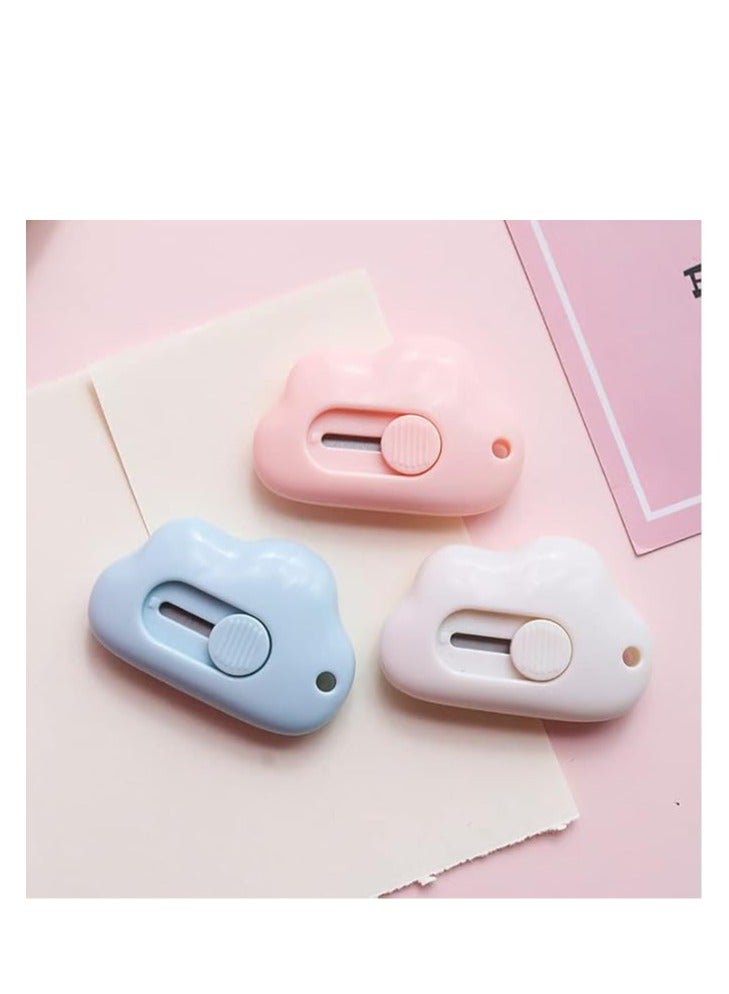 Cool Baby COOLBABY 2pcs Mini Small Utility Knives Stationery Office Students Dismantling Express Cutter(pink)  - Image 2