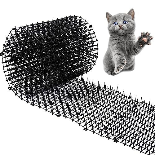 Qpets® Cat Repellent Mat Scat Mat 78'' by 11'' Tear Resistant PP Pet Deterrent Mat Behavior Tranining Mat for Cat Safe Cat Scat Mat for Home, Garden - Image 1