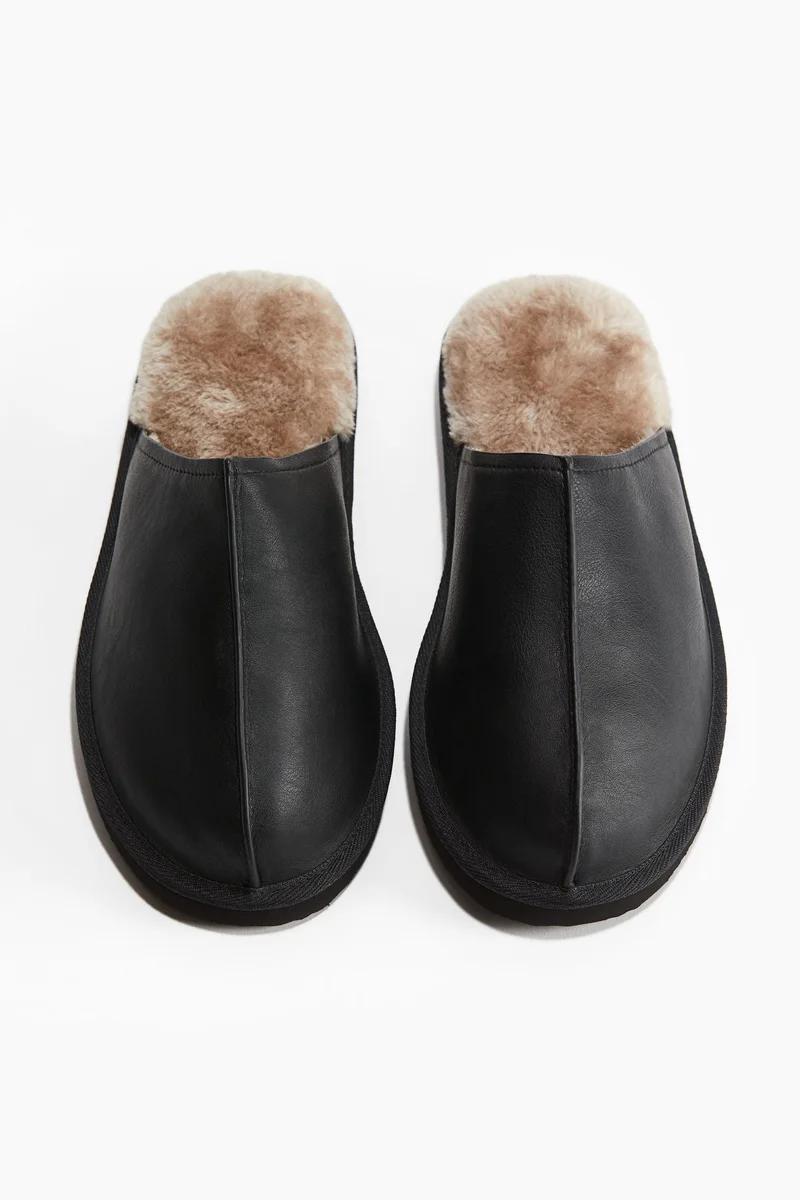 H&M Pile-Lined Slippers