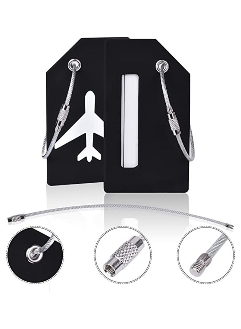 إكسفور 5 قطع سيليكون بطاقة الأمتعة مع بطاقة الهوية التعرف السريع على الأمتعة مكافحة فقدان العلامة - Image 3