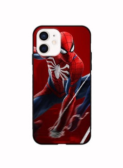 Protective Case Cover For Apple iPhone 12 Spiderman Design Multicolour