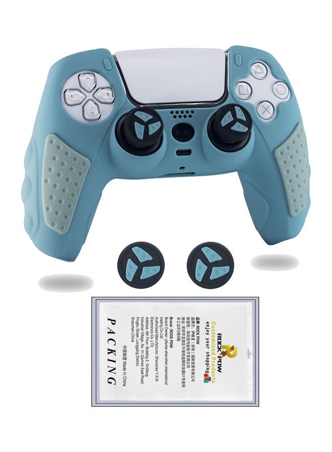 Silicone Grip Protector Rubber Case Cover Set for PS5 Controller - Image 1