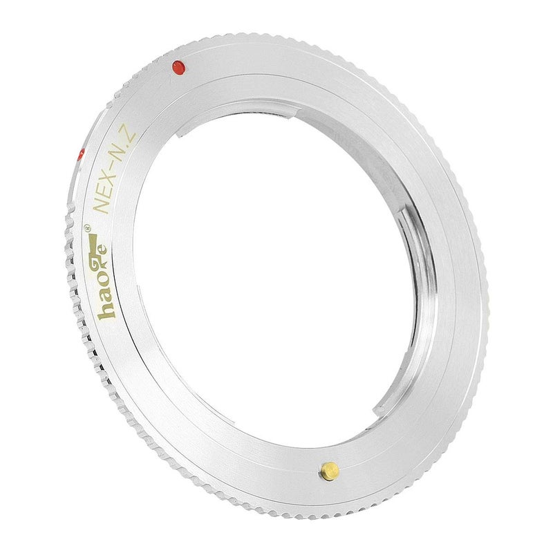 Haoge Manual Lens Mount Adapter for Sony E Mount Lens to Nikon Z Mount Mirrorless Camera Such as Z7II Z6ii Z6 Z7 Z50 - Image 3