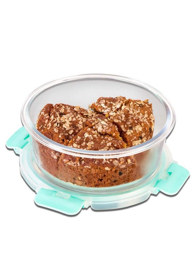 Allo Allo FoodSafe Glass Containers with Lids with Break Free Lock, Oven & Microwave Safe Containers,Borosilicate Meal Prep Glass Food Storage Containers for Kitchen, Leak Proof, Set of 2, 930ml  - Image 2