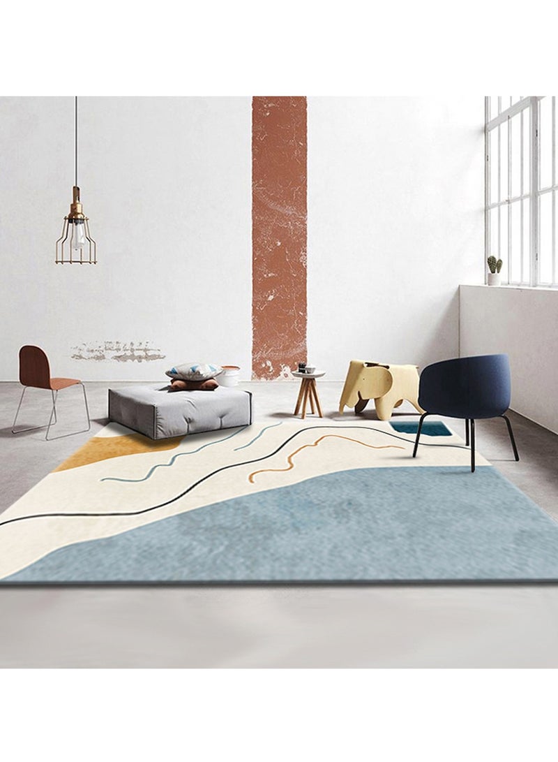 Sharpdo Modern Minimalist Style Living Room is Fully Covered Thickened Carpet - Image 1