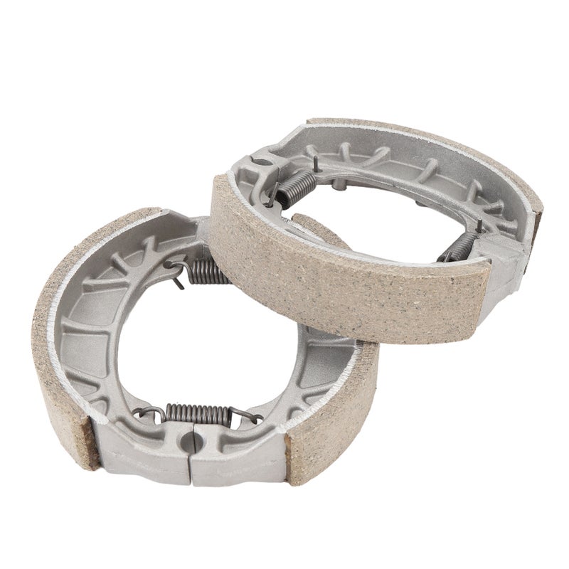 Drum Brake Pad Shoes 2pcs Aluminum Alloy & Semimetal - Stable Braking Performance for 6.5 Hp 196cc MB165 MB200 BT200X CT200U CRF70 GY6 49cc 50cc Scooter Moped ATV - Image 3