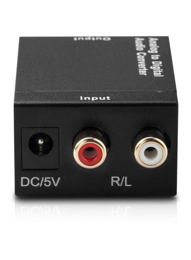 NIBEMINENT Optical Coaxial Digital To Analog Audio Converter With Cable Black - Image 5