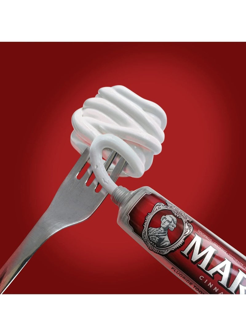 Marvis Cinnamon Mint Toothpaste 85ml – Whitening, Fresh Breath, Premium Italian Toothpaste - Image 3