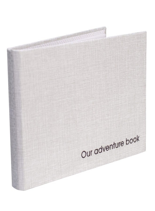 مالدن كتاب Malden International Designs 1 Up Our Adventure، ألبوم صور من القماش مقاس 4×6، غلاف مقوى، كتاب Brag، رمادي مع لمسات سوداء - Image 2