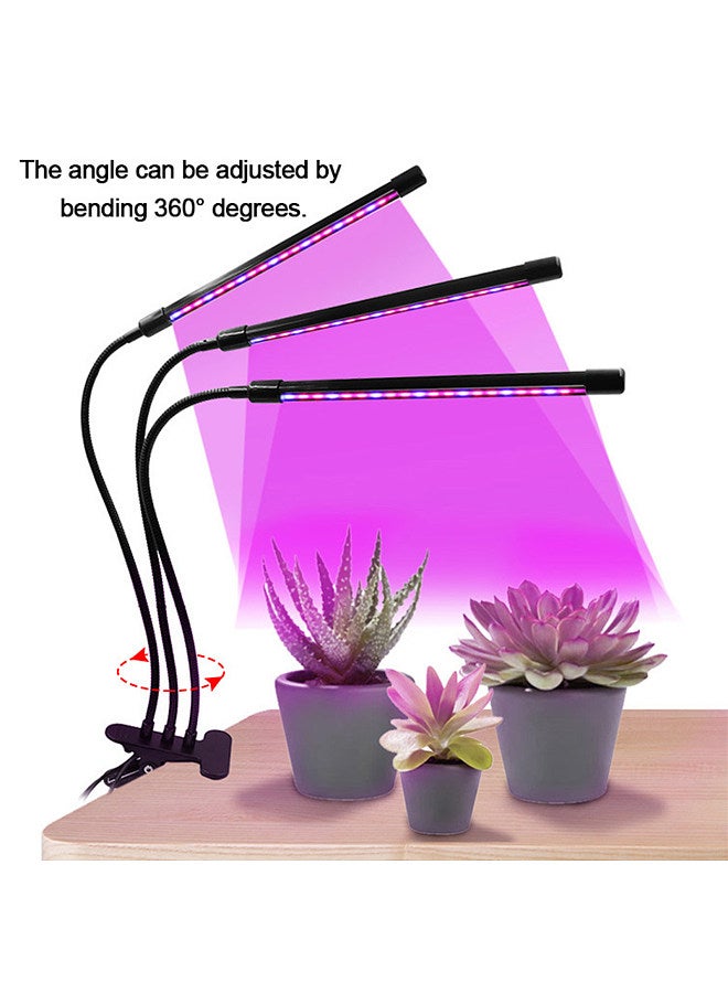 Generic Clip-on Plant Flower Succulent Grow Light USB Full Spectrum Indoor Growing Nursery Replenishing Waterproof Light 3H/9H/12H Timing 9-Gear Dimming  - Image 4