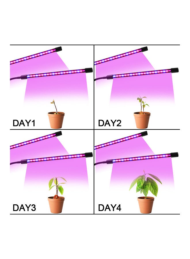 Generic Clip-on Plant Flower Succulent Grow Light USB Full Spectrum Indoor Growing Nursery Replenishing Waterproof Light 3H/9H/12H Timing 9-Gear Dimming  - Image 2