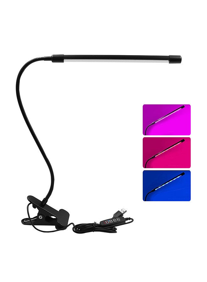 Generic Clip-on Plant Flower Succulent Grow Light USB Full Spectrum Indoor Growing Nursery Replenishing Waterproof Light 3H/9H/12H Timing 9-Gear Dimming  - Image 1