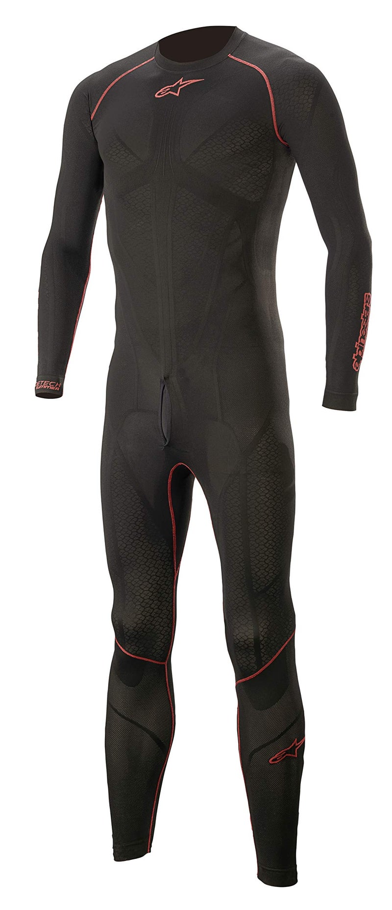Alpinestars RIDE TECH LITE 1PC UNDERSUIT (XS/S, BLACK RED) - Image 4