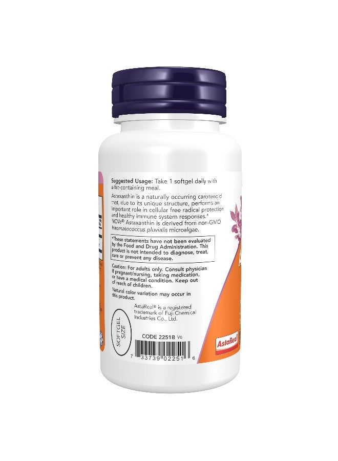 Now Foods Extra Strength Astaxanthin 10mg 60 Softgels - Image 3