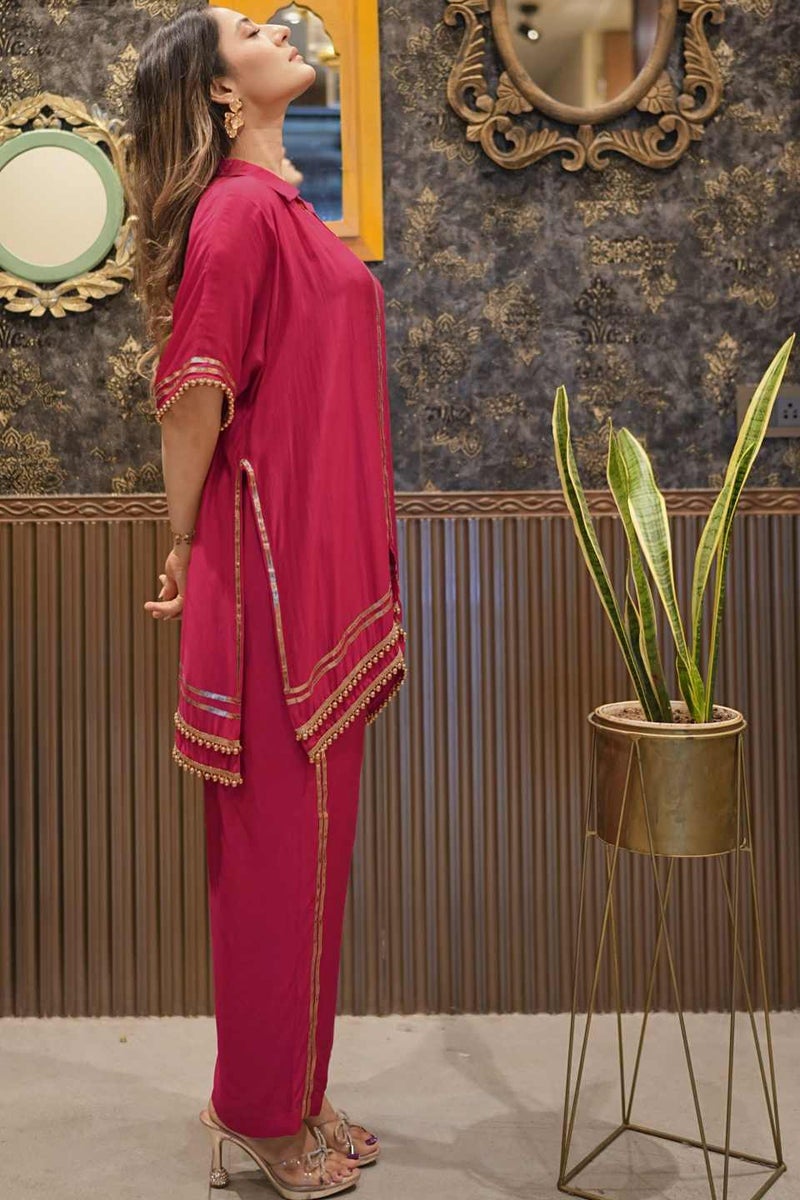 PRASHA Guldasta Coord Set - Gulabo - Image 3