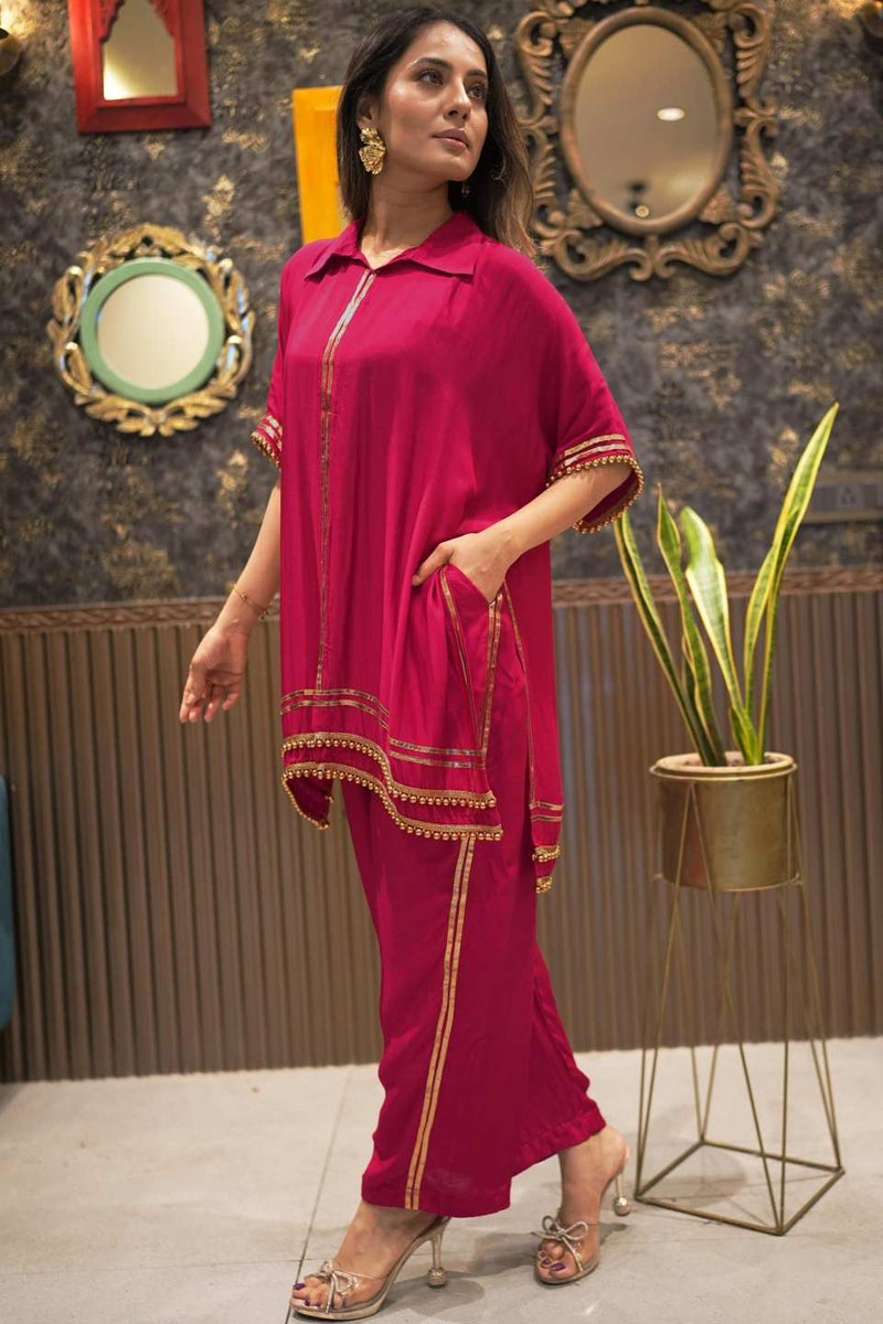 PRASHA Guldasta Coord Set - Gulabo - Image 2
