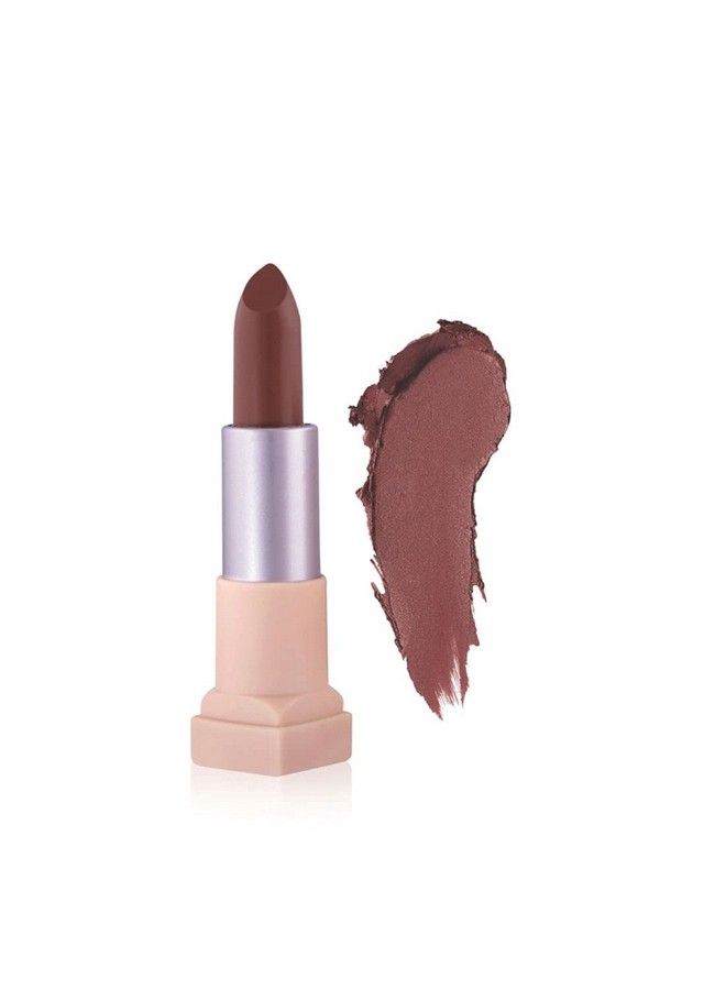 Fashion Colour Velvet Texture Vivid Matte Lipstick Long Lasting Smooth And Highly Pigmented Finish With The Smoothing Properties Of A Primer (3.8G) (23 Chestnut)  - Image 1