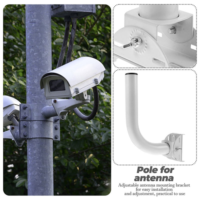 2pcs Antenna Mount Antenna Mounting Pole Outside Antenna Installation Mount - Image 3